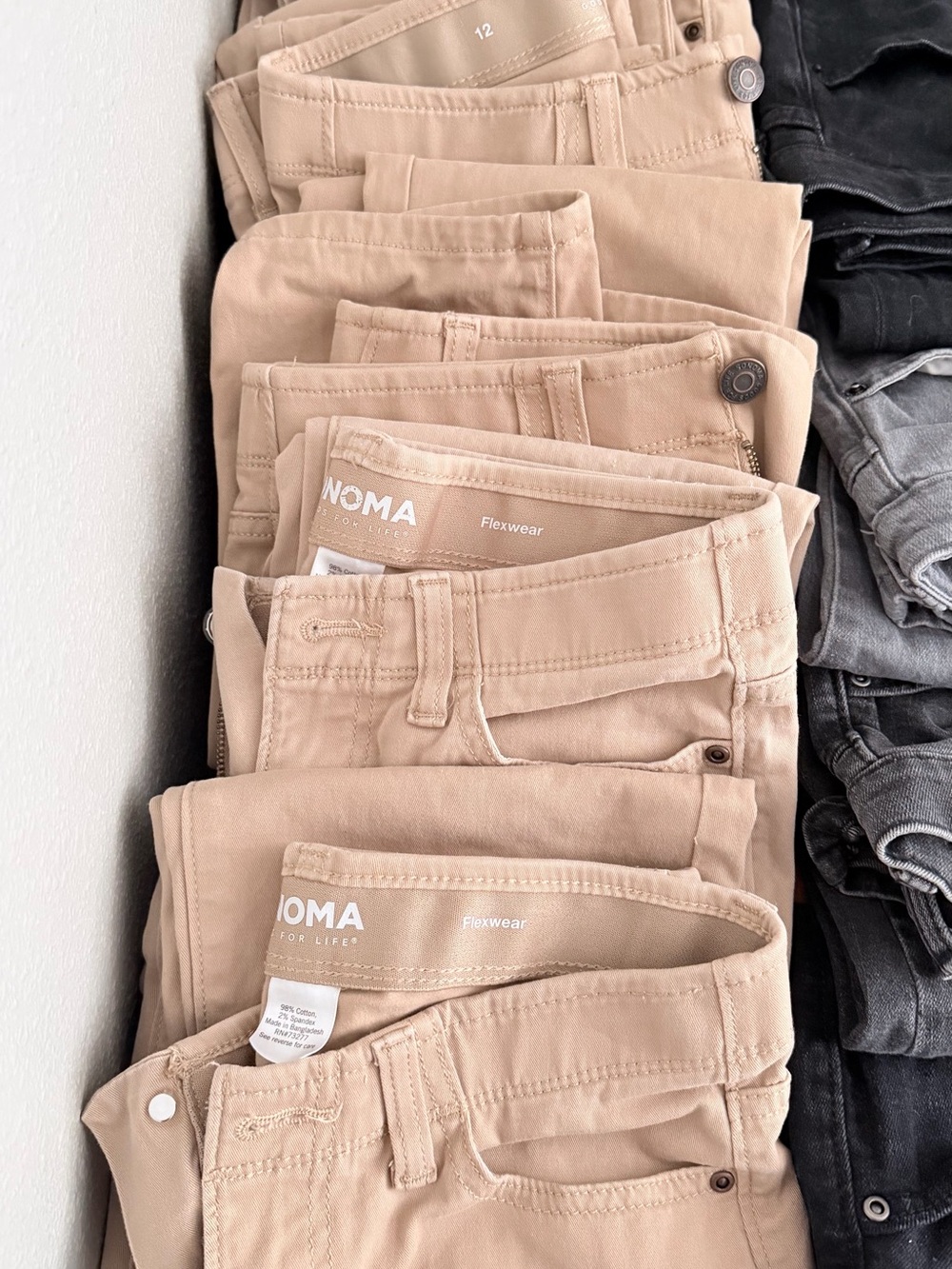 Sonoma Tan Stretch Jeans - Neutral Everyday Style
